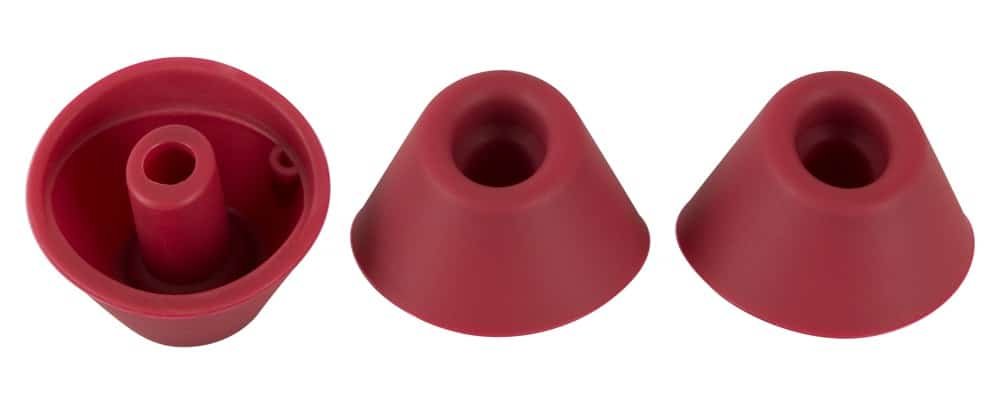 Womanizer Reservehetter til Duo - Burgunder - 3stk - Small Womanizer Reservehetter til Duo - Burgunder - 3stk - Small