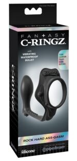 C-ringz - Rock Hard Ass-Gasm penisring sort