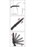 RC Fucking Machine 2.0 - Selvpenetrerende vibrator - Sort - Bilde 10