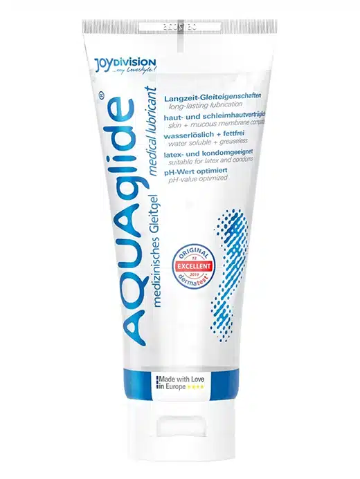 0617601-aquaglide-vannbasert-glidemiddel-lube-glid AQUAglide - Vannbasert Glidemiddel - Naturell 200ml - Bilde 1