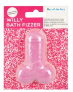Willy Bath Fizzer - Penisformet Badebombe med Jordbærduft