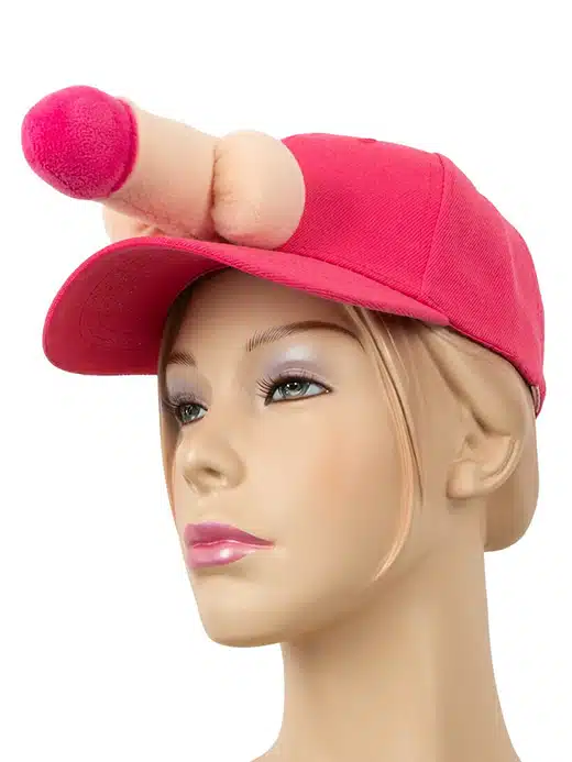 07819080000-cap-penis-cock-funny-moro-artig-humor-utkledning-kostyme-fest-party_2 Baseball caps - Penis - Rosa - Bilde 1