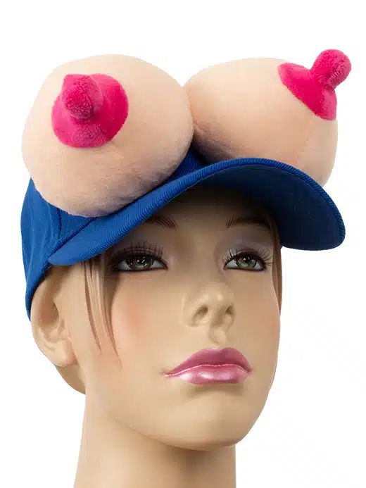 07819160000 -cap-pupp-pupper-boobs-funny-moro-artig-humor-utkledning-kostyme-fest-party Baseball caps - Pupp - Blå - Bilde 1