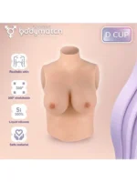 BODYMATCH Booskin - Realistisk Silikon Brystform - D-Cup - Bilde 3
