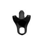 Size matters - Hul silikon strap-on dildo - Sort