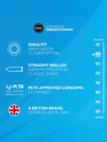 EXS - Snug fit - Kondomer 12 pk - Bilde 2