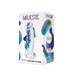 Alive - Majestic  - Blank dildo med sugekopp