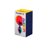 Woomy - Filippi M - Regnbue kaninhale buttplug i metall