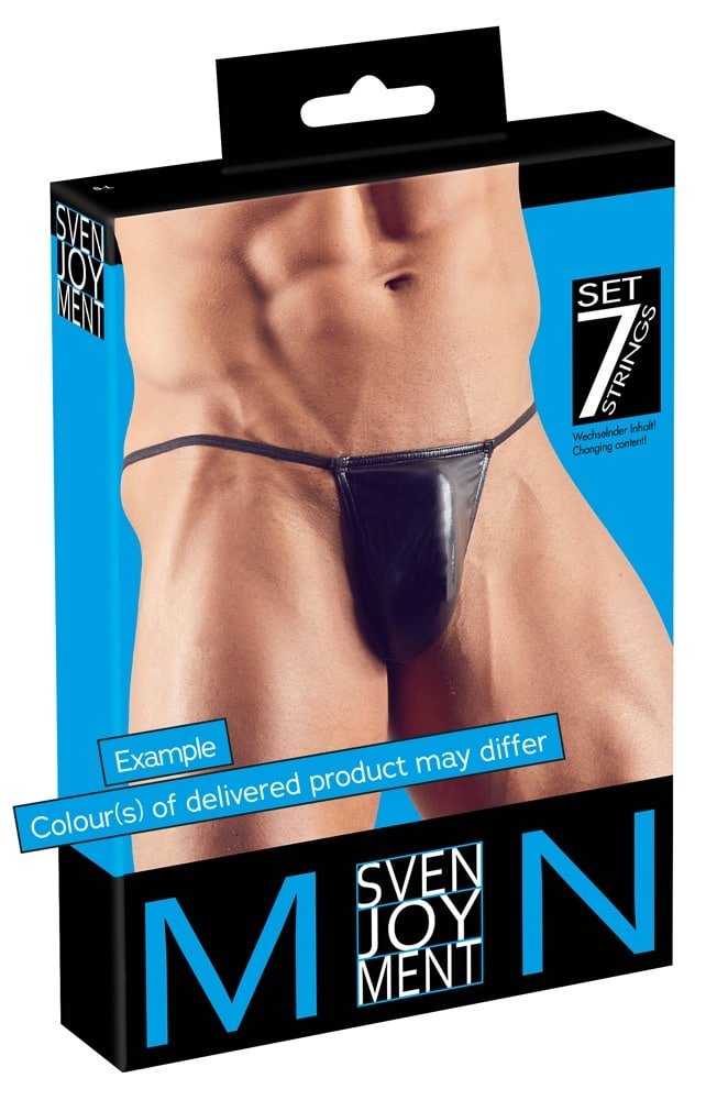 7 stk Stringtruser, Herre 7 stk Stringtruser, Herre