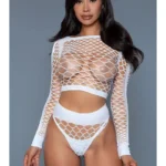 Be Wicked - Play With Me Bodystocking - Hvit
