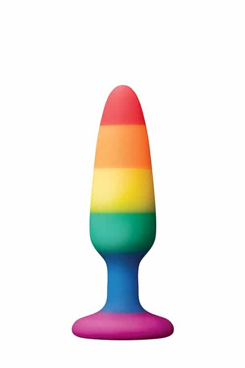 Dream toys - COLOURFUL LOVE - Buttplug regnbue - Small