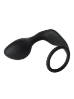 FantASStic - Buttplugg med Penisring - Sort - Bilde 2