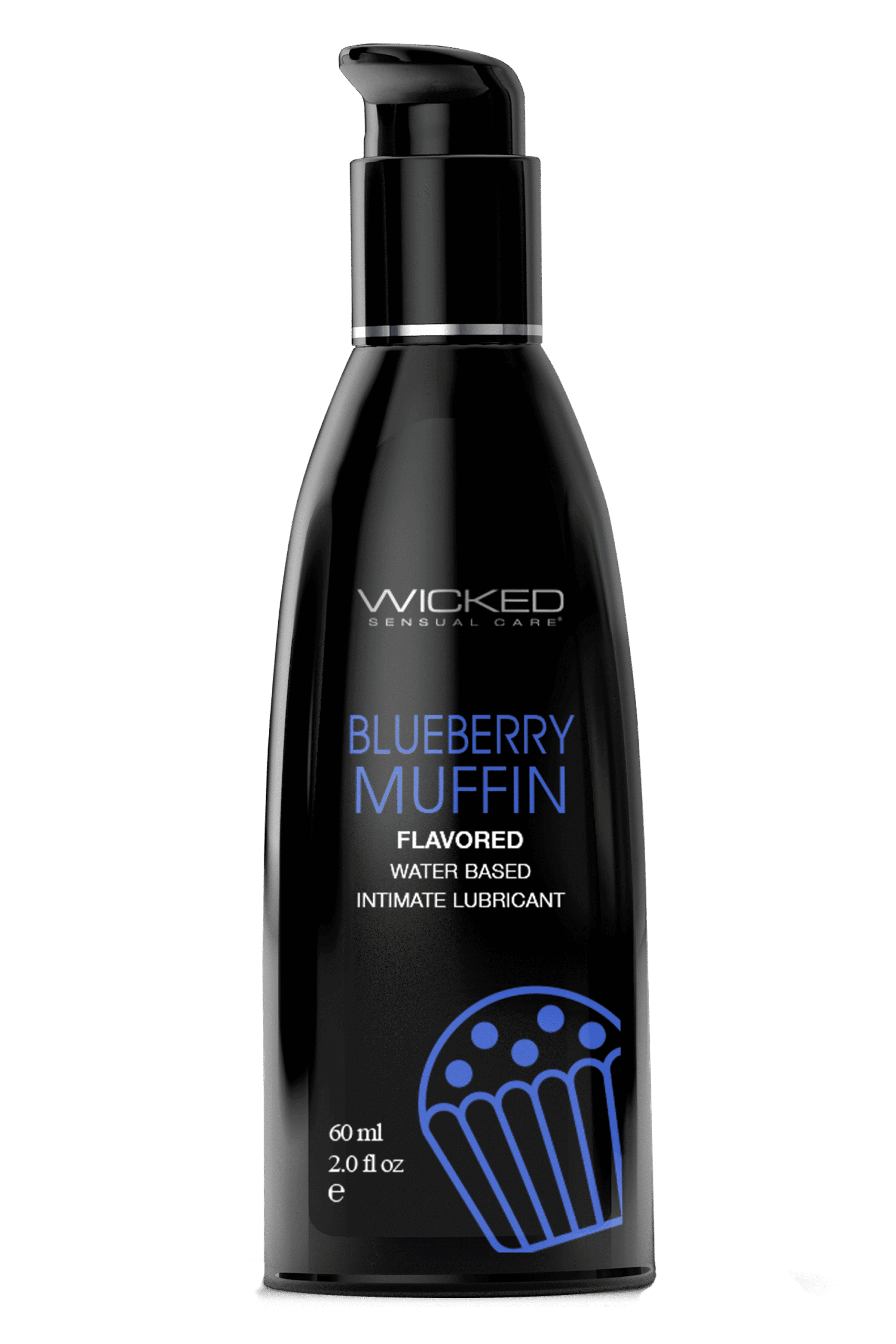 Wicked - Vannbasert glidemiddel - Blueberry Muffin - 60ml Wicked - Vannbasert glidemiddel - Blueberry Muffin - 60ml