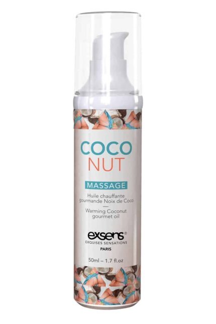 EXSENS - Varmende massasjeolje - Hot Coconut - Kokos