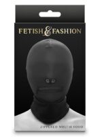 Fetish & Fashion - Bondage Maske med Glidelås - Sort - Bilde 2
