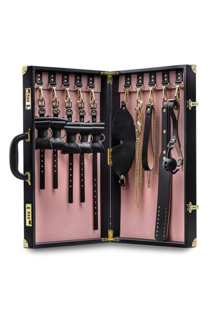 TEMPTASIA - Safe Word - Bondage kit med Oppbevaringskoffert - Sort