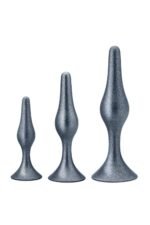 ANAL ADVENTURES ENESIS - Buttplug sett - STELLAR SILVER