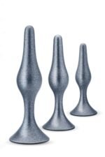ANAL ADVENTURES ENESIS - Buttplug sett - STELLAR SILVER