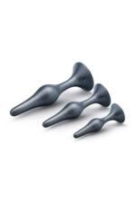 ANAL ADVENTURES ENESIS - Buttplug sett - STELLAR SILVER