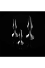 ANAL ADVENTURES ENESIS - Buttplug sett - STELLAR SILVER