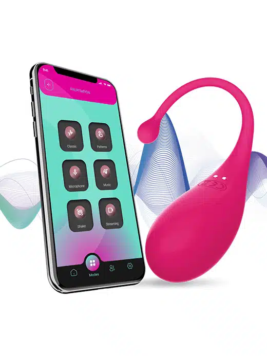 40791-PALPITATION-adrien-lastic-vibrerende-egg-vibrator-app-kontroll_2 Adrien Lastic - Palpitation - Vibrerende Egg med APP - Rosa - Bilde 1