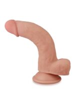 Lovetoy - 8" Sliding Skin Dildo - Lys Hudfarge
