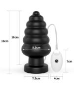LoveToy - King Size Vibrating Anal Cracker 7" / 18 cm - sort