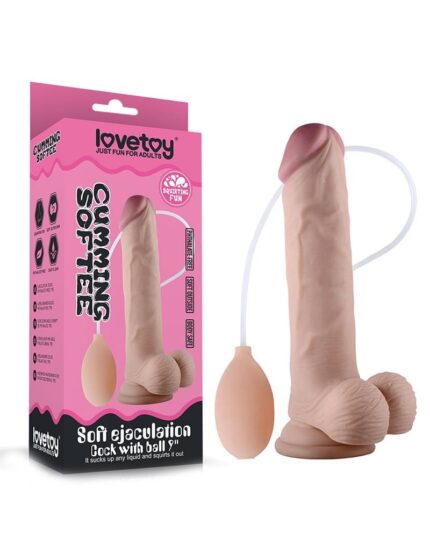 Love Toy - Cumming Softee - 9'' - Squirting Dildo