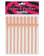 Love Toy - Original Willy Straws - Sugerør - Lys hudfarge - Bilde 2