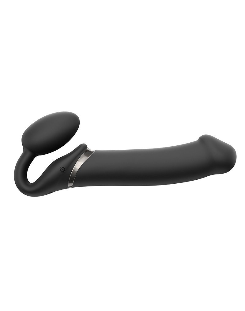 Strap-on-Me - Stroppeløs Strap On med Vibrering - X-Large - Sort Strap-on-Me - Stroppeløs Strap On med Vibrering - X-Large - Sort