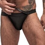 MALE POWER - Grip & Rip - Rip off truse  - Svart 