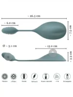Vibepad Mini - Lay-on Vibrator med Vibrerende Egg - Bilde 5