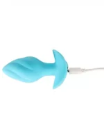 Cuties - Mini buttplugg med vibrasjon - Blå - Bilde 4