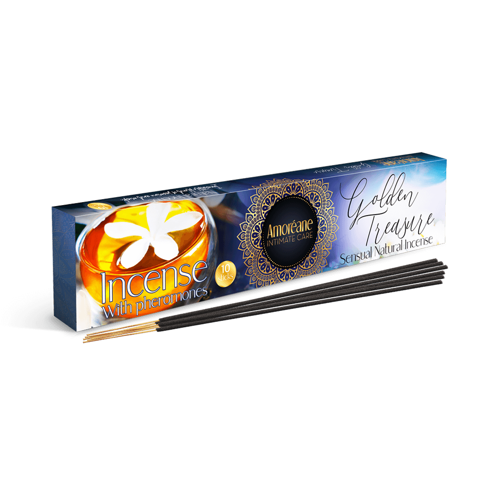 Incense - Røkelse med feromoner - Golden Treasure - Musk duft Incense - Røkelse med feromoner - Golden Treasure - Musk duft