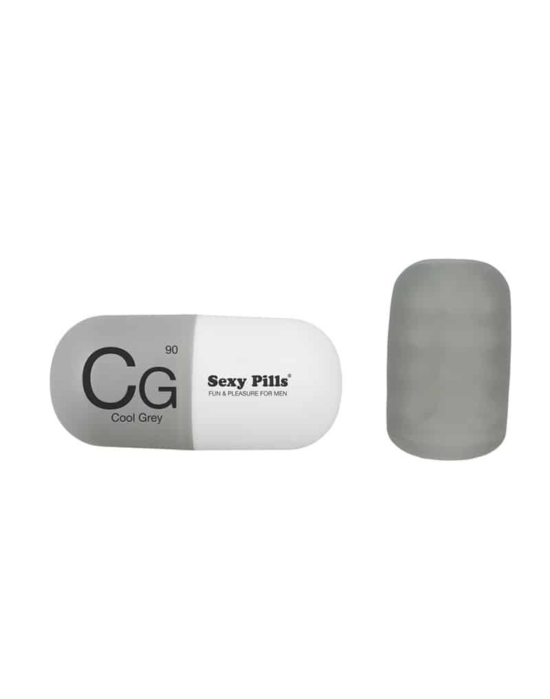 Love to Love Cool Gray pill - Masturbator - Grå Love to Love Cool Gray pill - Masturbator - Grå