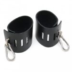 Rimba - Enkle håndcuffs med karabinkrok, sort