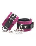 Rimba - Håndcuffs i lær - Rosa