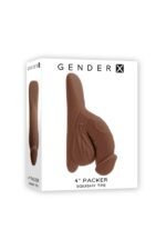 GENDER X - 4" Packer - Mørk hudfarge