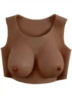 GENDER X - Breast Plate D-Cup - Bryst Protese - Mørk hudfarge - Bilde 6