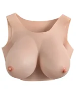 GENDER X - Breast Plate E-Cup - Bryst protese - Lys hudfarge - Bilde 3