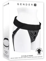 Gender X - Double Rider - Strap-on Sele med dobbelpenetrerings mulighet - Bilde 2