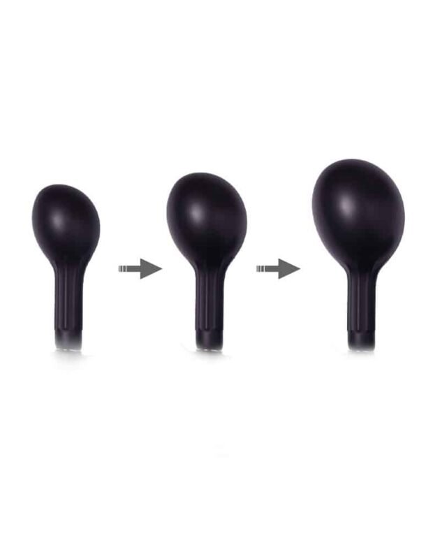 Rimba - Oppblåsbar Analplug med ballpumpe