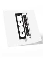 Mister B - Midlertidig Tatovering - Cocksucker