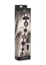 XR BRANDS - Dark Rattler - Vibrerende Analkuler i Silikon med fjernkontroll