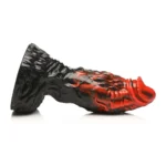 Creature Cocks - Vulcan - Silikon Dildo - Sort/Rød - Bilde 5