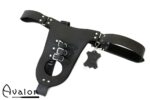 Avalon - GUILTY - Penis og Pung Harness - Svart
