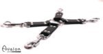 Avalon - RITUAL - Hog-tie-sett med 4 deler - Sort