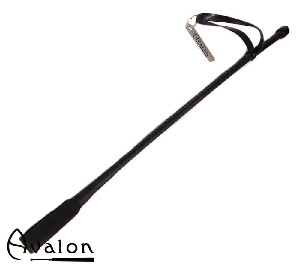 Avalon - LANCE - Klassisk Ridepisk i Lær - Sort Avalon - LANCE - Klassisk Ridepisk i Lær - Sort