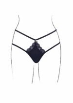 Le Désir Belle - Ami - Truse med Stropper og Gyldne Detaljer - One Size - S til L