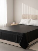 BQS - Sexlaken i PVC - Sort - 200 x 220 cm - Bilde 2